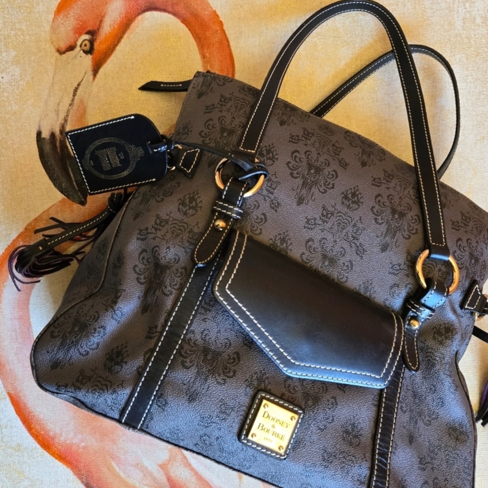 Disney Parks Dooney & Bourke Haunted Mansion Smith Satchel